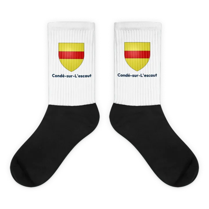 Chaussettes — blason de Condé-sur-l'Escaut