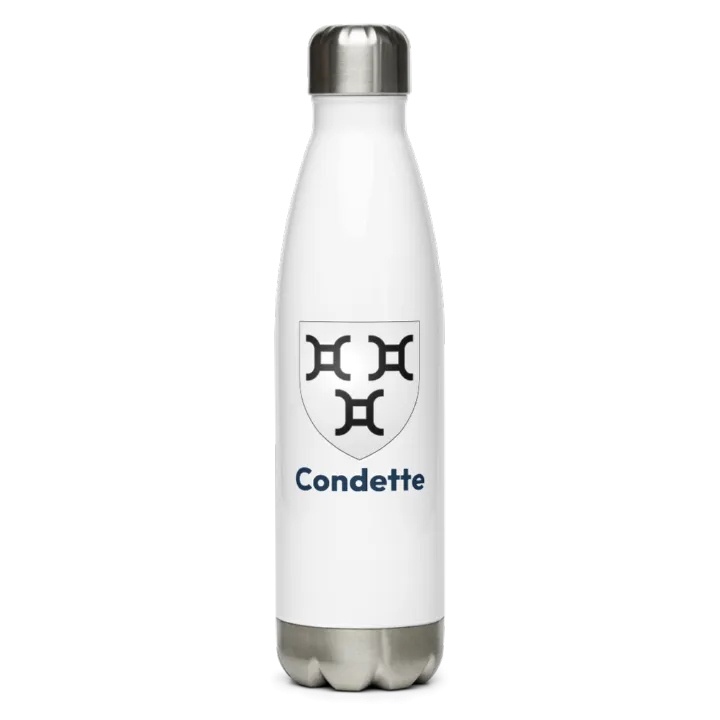Gourde inox blason de Condette