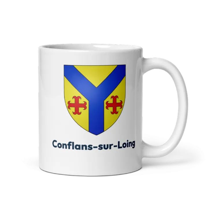 Mug blason de Conflans-sur-Loing