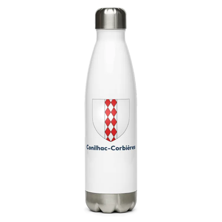 Gourde inox blason de Conilhac-Corbières