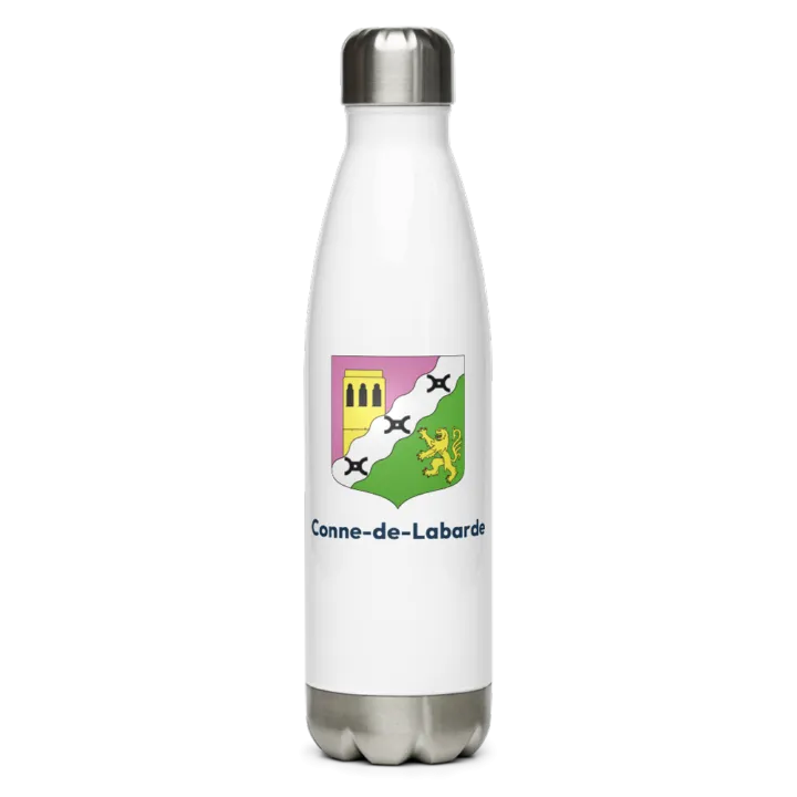 Gourde inox blason de Conne-de-Labarde