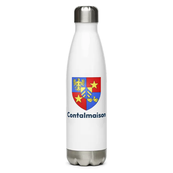 Gourde inox blason de Contalmaison