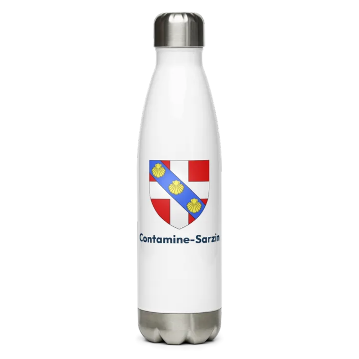 Gourde inox blason de Contamine-Sarzin