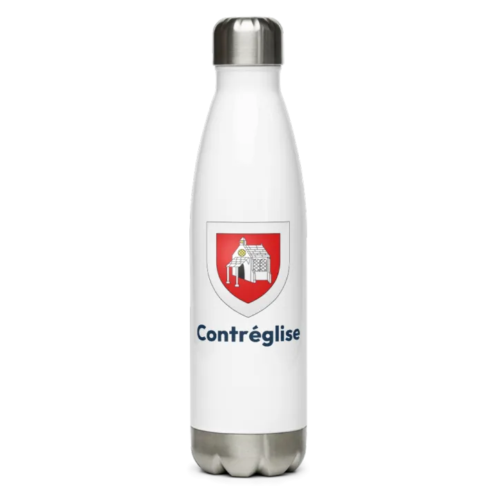 Gourde inox blason de Contréglise