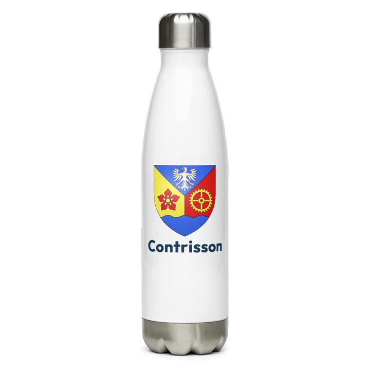 Gourde inox blason de Contrisson