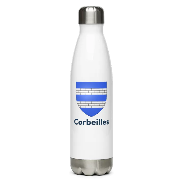 Gourde inox blason de Corbeilles