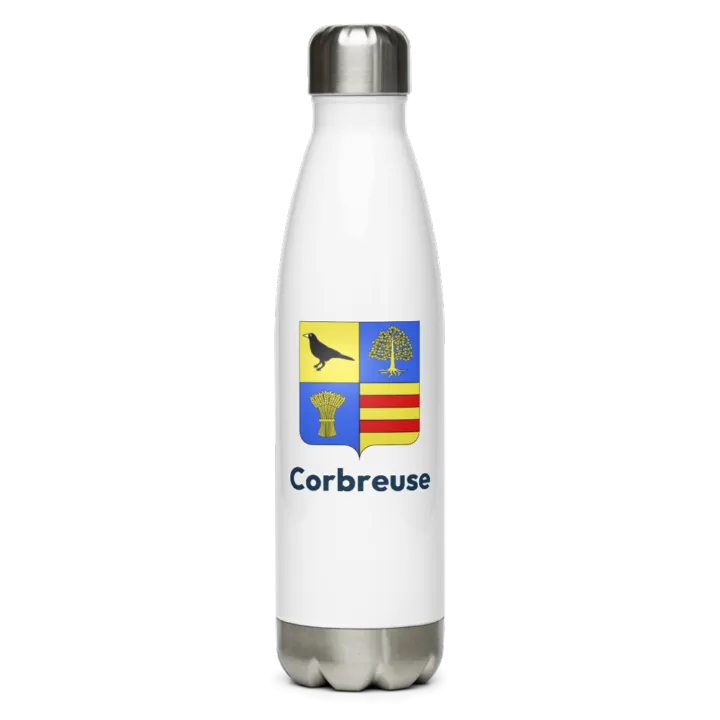 Gourde inox blason de Corbreuse