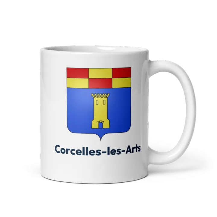 Mug blason de Corcelles-les-Arts