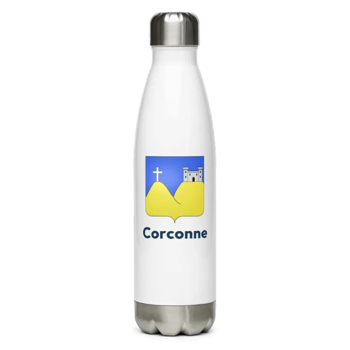 Gourde inox blason de Corconne