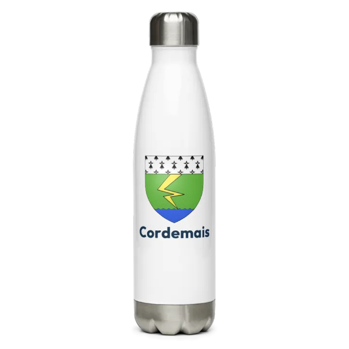 Gourde inox blason de Cordemais