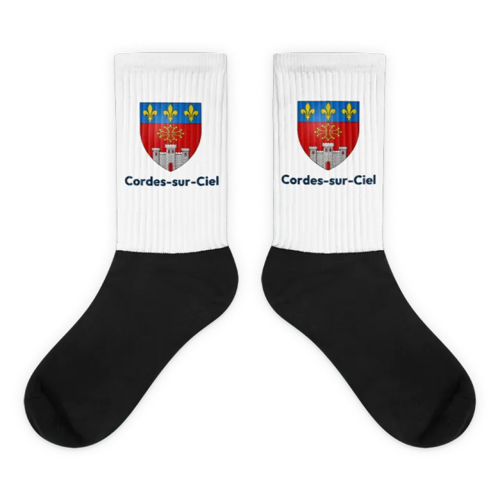 Chaussettes — blason de Cordes-sur-Ciel