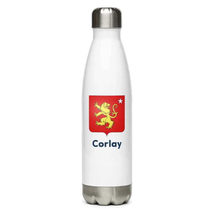 Gourde inox blason de Corlay