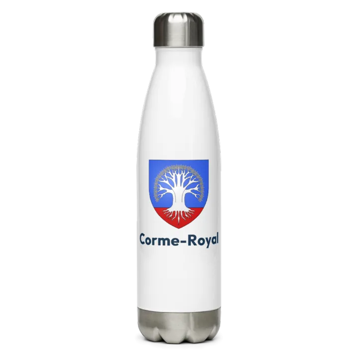 Gourde inox blason de Corme-Royal