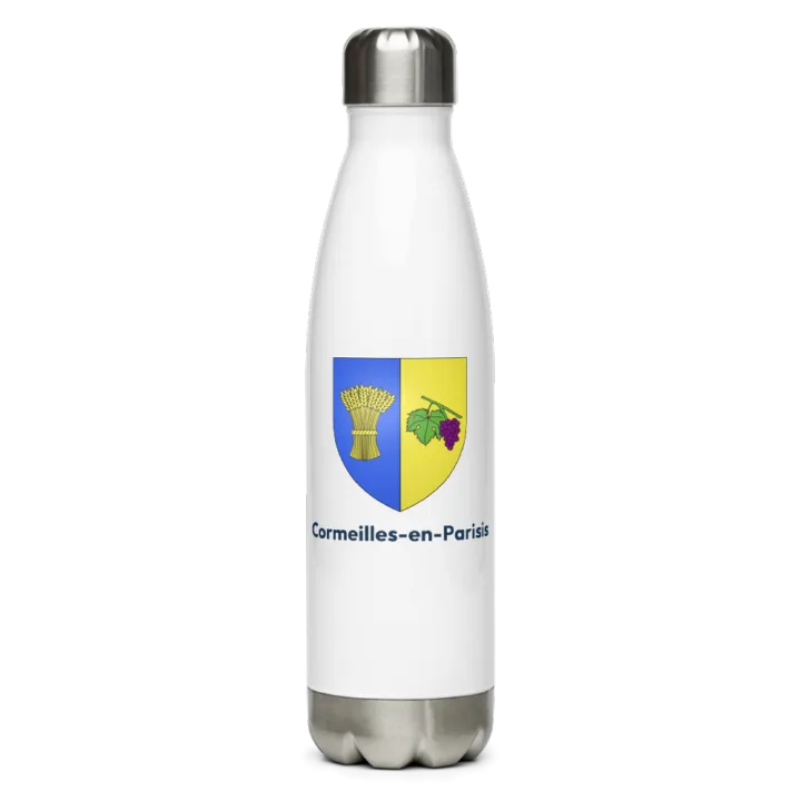 Gourde inox blason de Cormeilles-en-Parisis