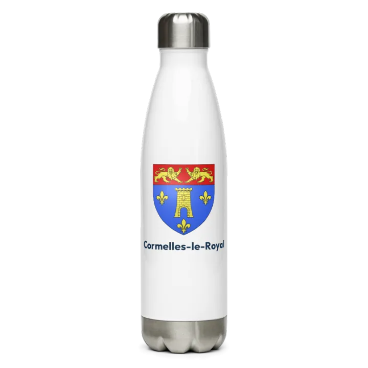 Gourde inox blason de Cormelles-le-Royal