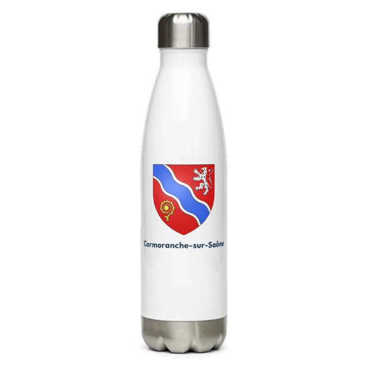 Gourde inox blason de Cormoranche-sur-Saône