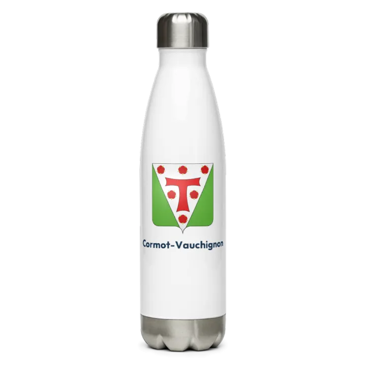 Gourde inox blason de Cormot-Vauchignon