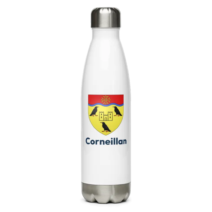 Gourde inox blason de Corneillan