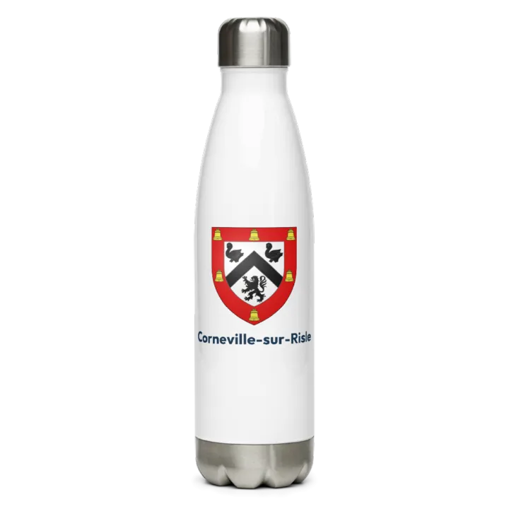 Gourde inox blason de Corneville-sur-Risle