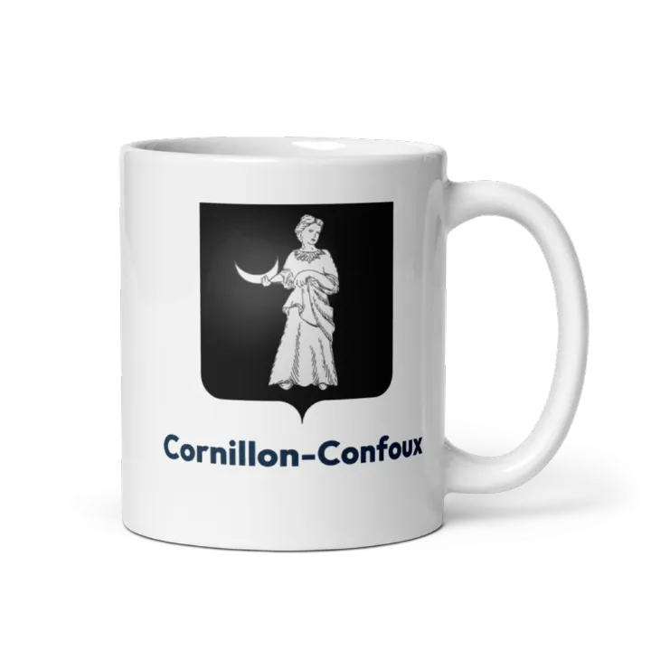 Mug blason de Cornillon-Confoux