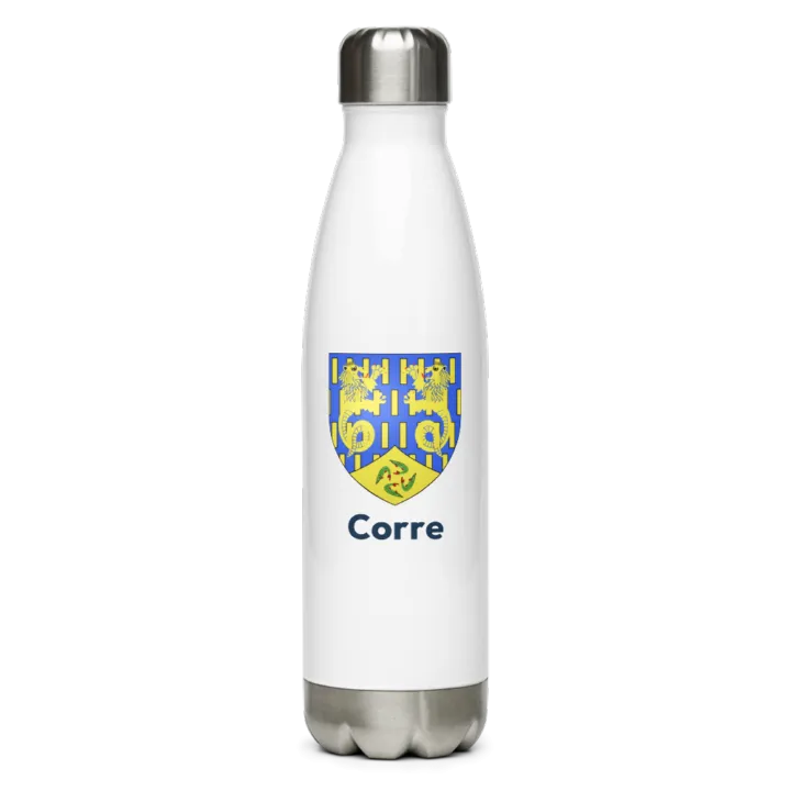 Gourde inox blason de Corre