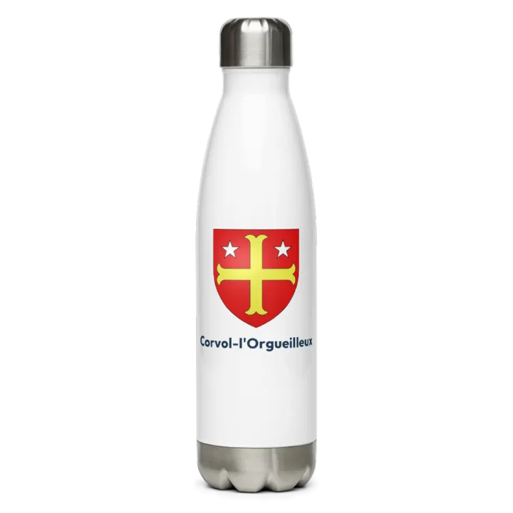 Gourde inox blason de Corvol-l'Orgueilleux