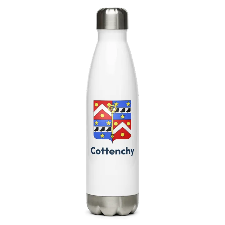 Gourde inox blason de Cottenchy