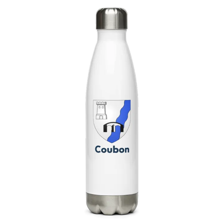 Gourde inox blason de Coubon