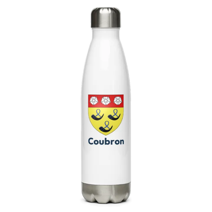 Gourde inox blason de Coubron