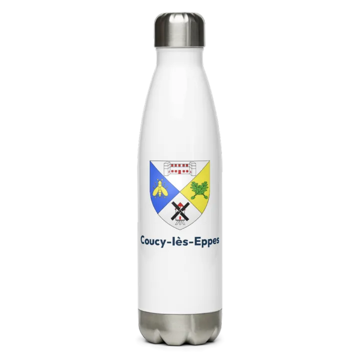 Gourde inox blason de Coucy-lès-Eppes