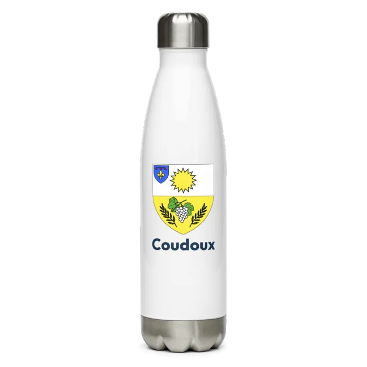 Gourde inox blason de Coudoux