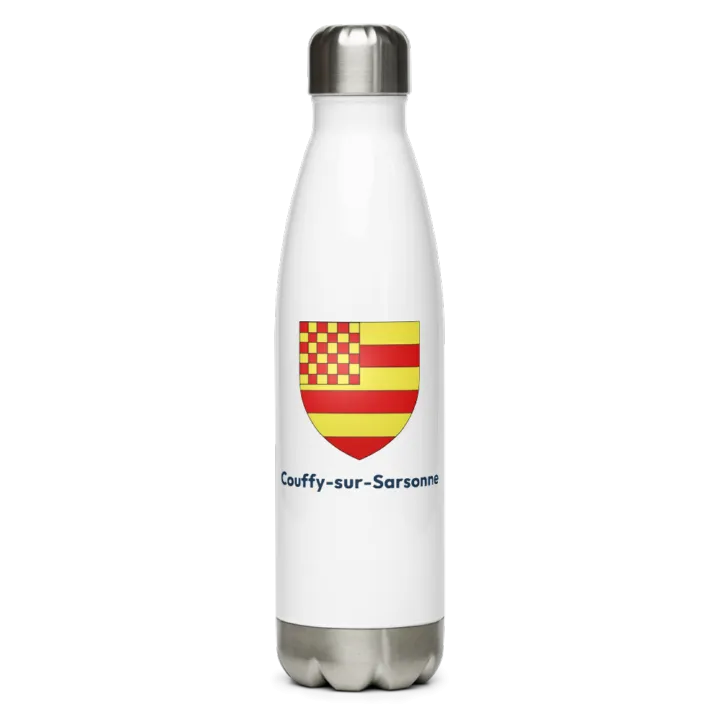 Gourde inox blason de Couffy-sur-Sarsonne