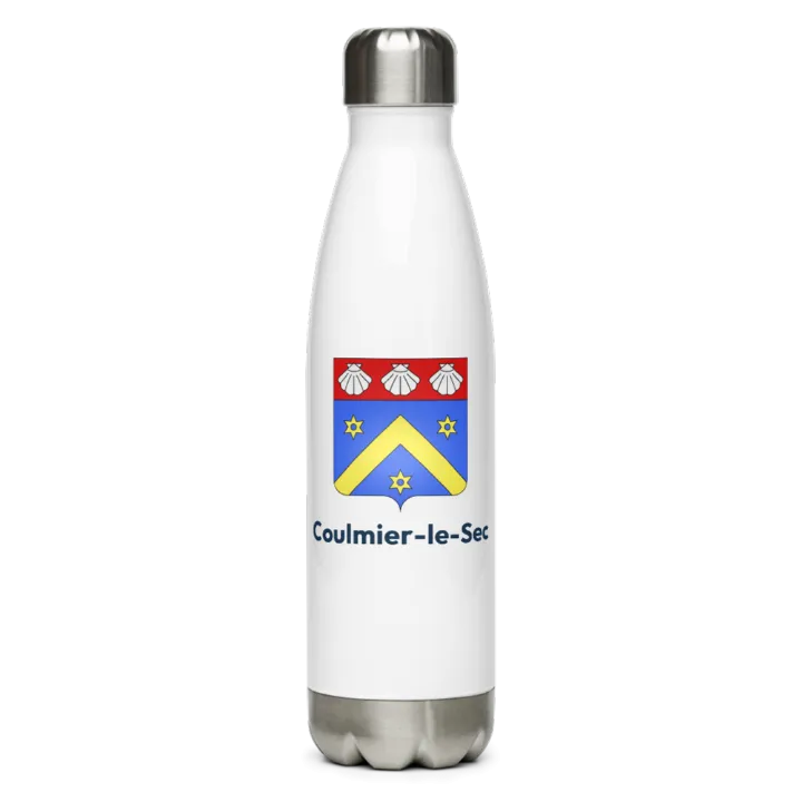 Gourde inox blason de Coulmier-le-Sec
