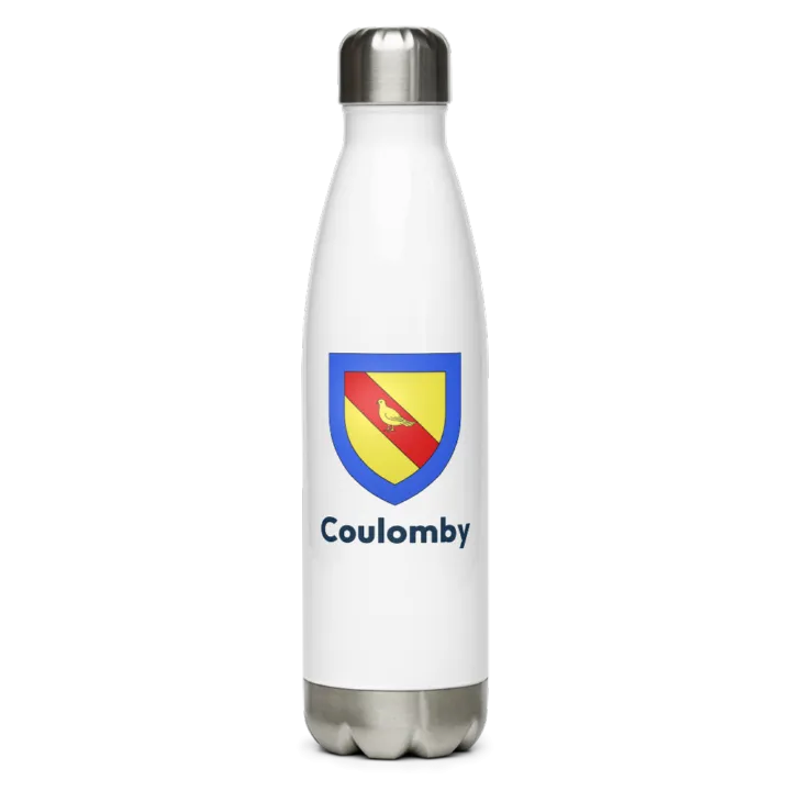 Gourde inox blason de Coulomby