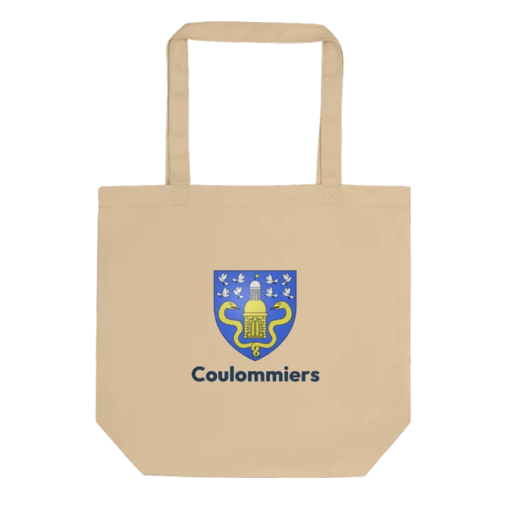 Tote bag coton bio — blason de Coulommiers