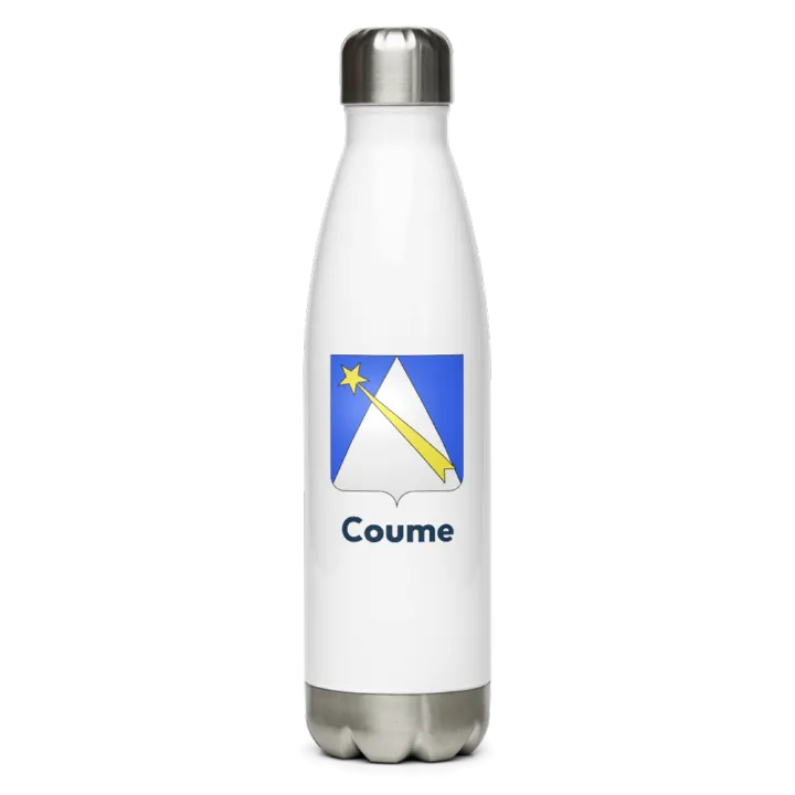 Gourde inox blason de Coume