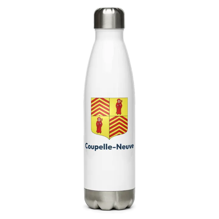 Gourde inox — blason de Coupelle-Neuve