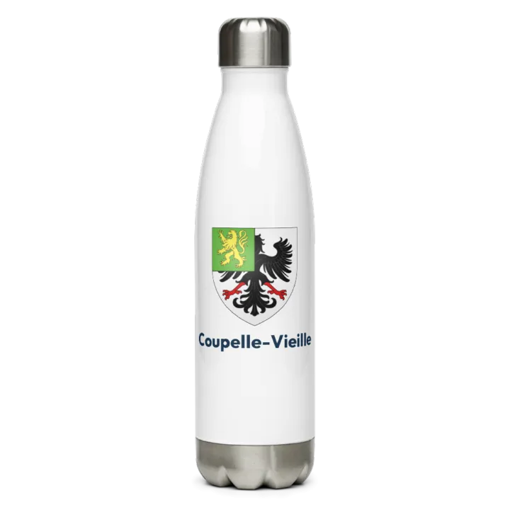 Gourde inox blason de Coupelle-Vieille