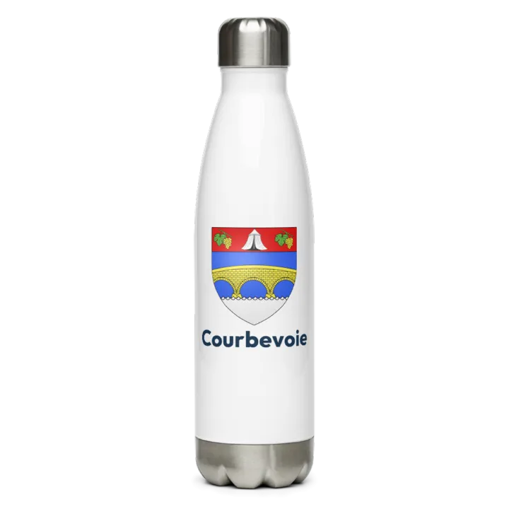 Gourde inox blason de Courbevoie
