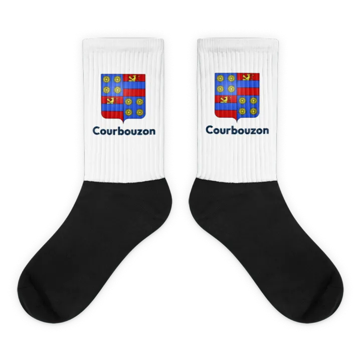Chaussettes — blason de Courbouzon