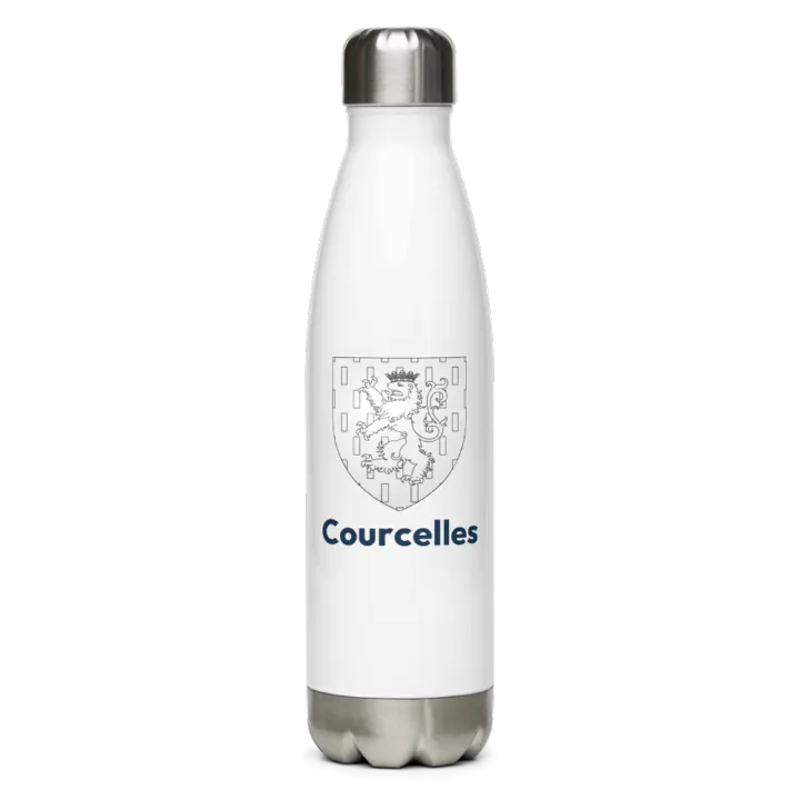 Gourde inox blason de Courcelles