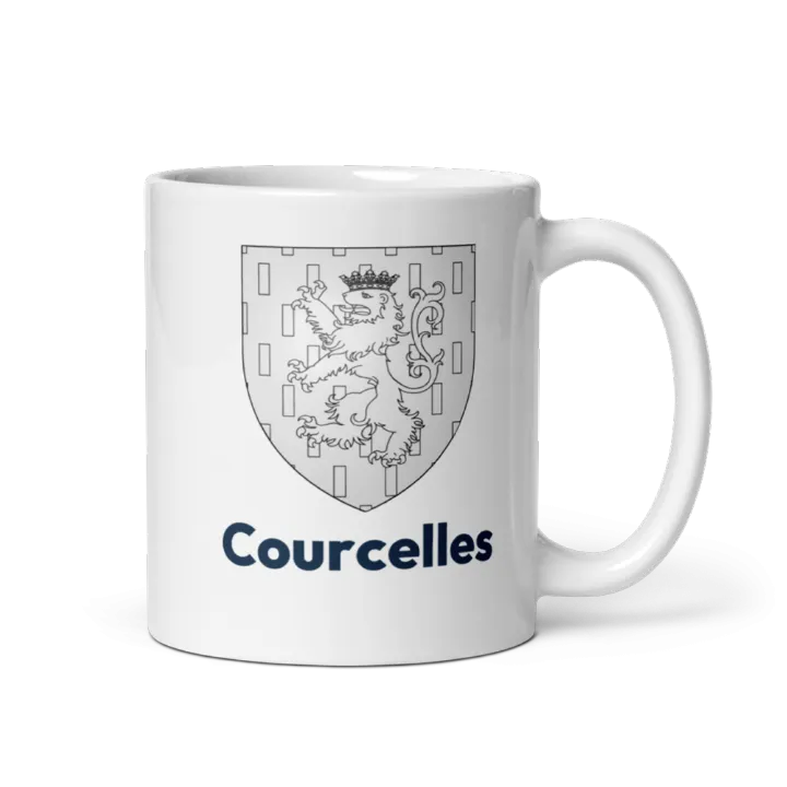 Mug blason de Courcelles