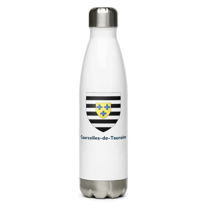 Gourde inox blason de Courcelles-de-Touraine