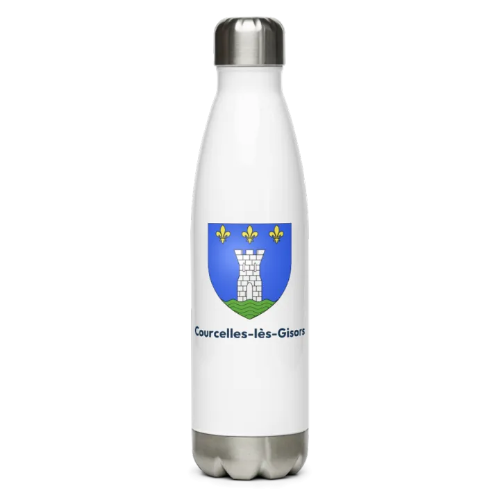 Gourde inox blason de Courcelles-lès-Gisors