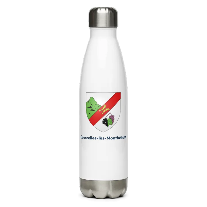 Gourde inox blason de Courcelles-lès-Montbéliard
