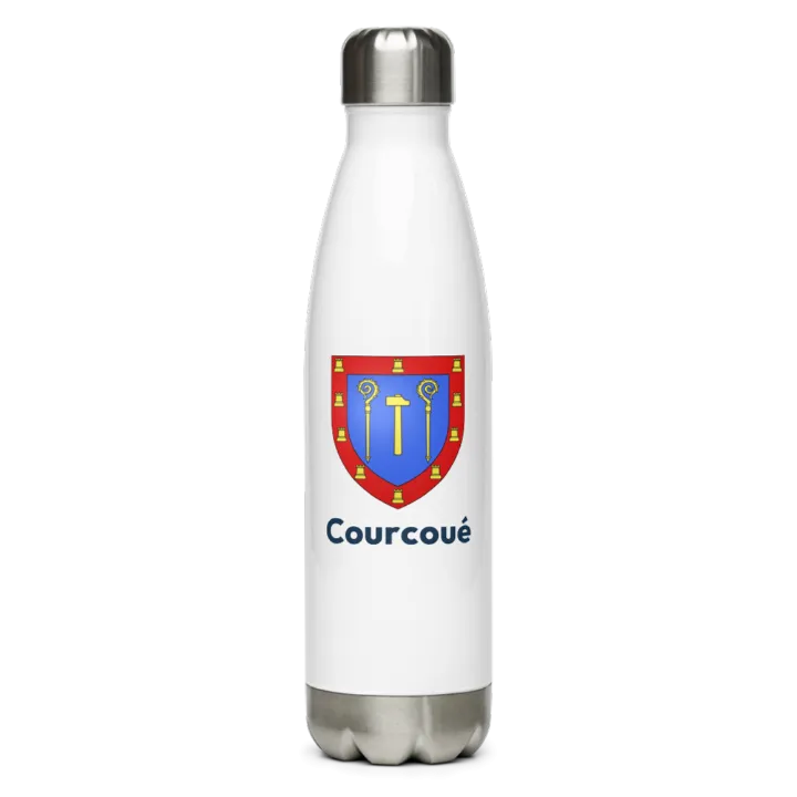 Gourde inox blason de Courcoué