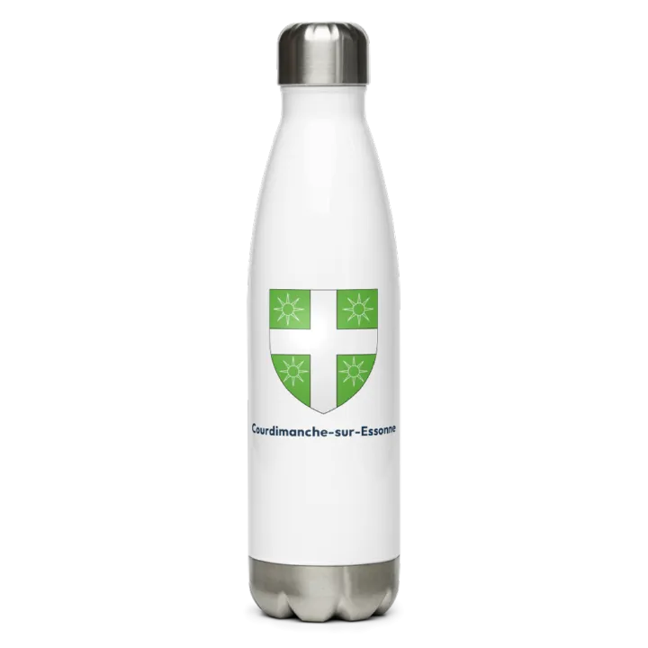 Gourde inox blason de Courdimanche-sur-Essonne