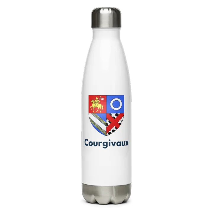 Gourde inox blason de Courgivaux