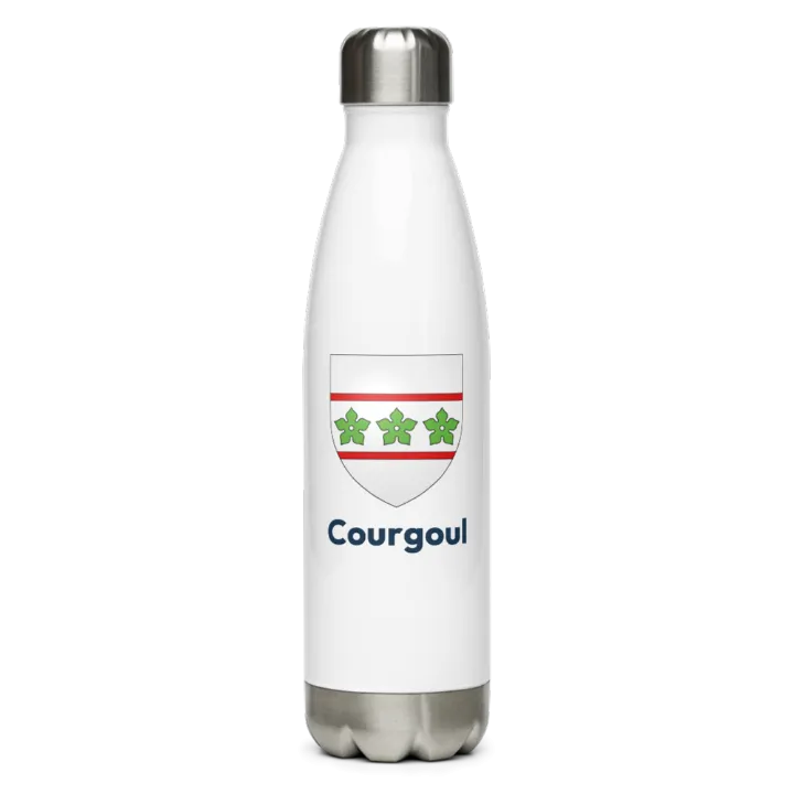 Gourde inox blason de Courgoul
