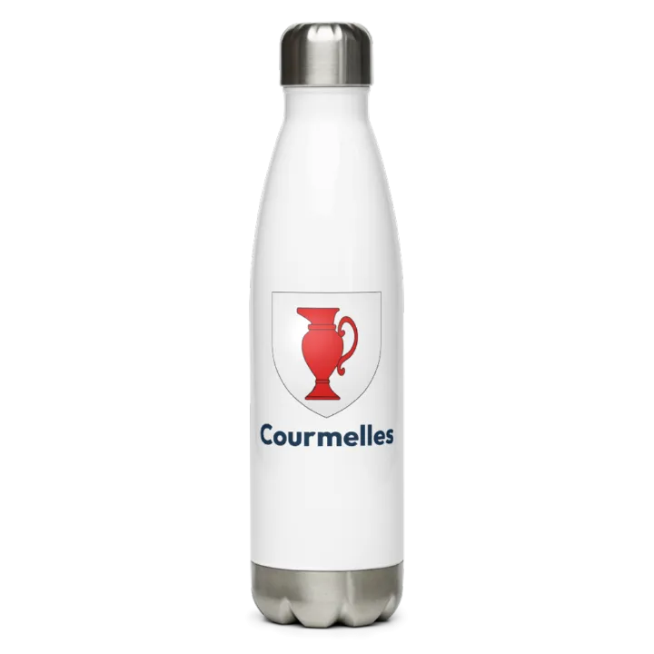 Gourde inox blason de Courmelles